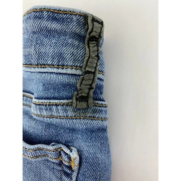 Alexander Wang Whip Mid Rise Skinny Jeans Washed Light Indigo Grunge Size 25 - Picture 12 of 12